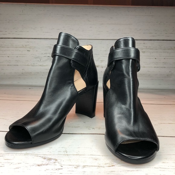 Stuart Weitzman Shoes - Stuart Weitzman Openface Leather Bootie